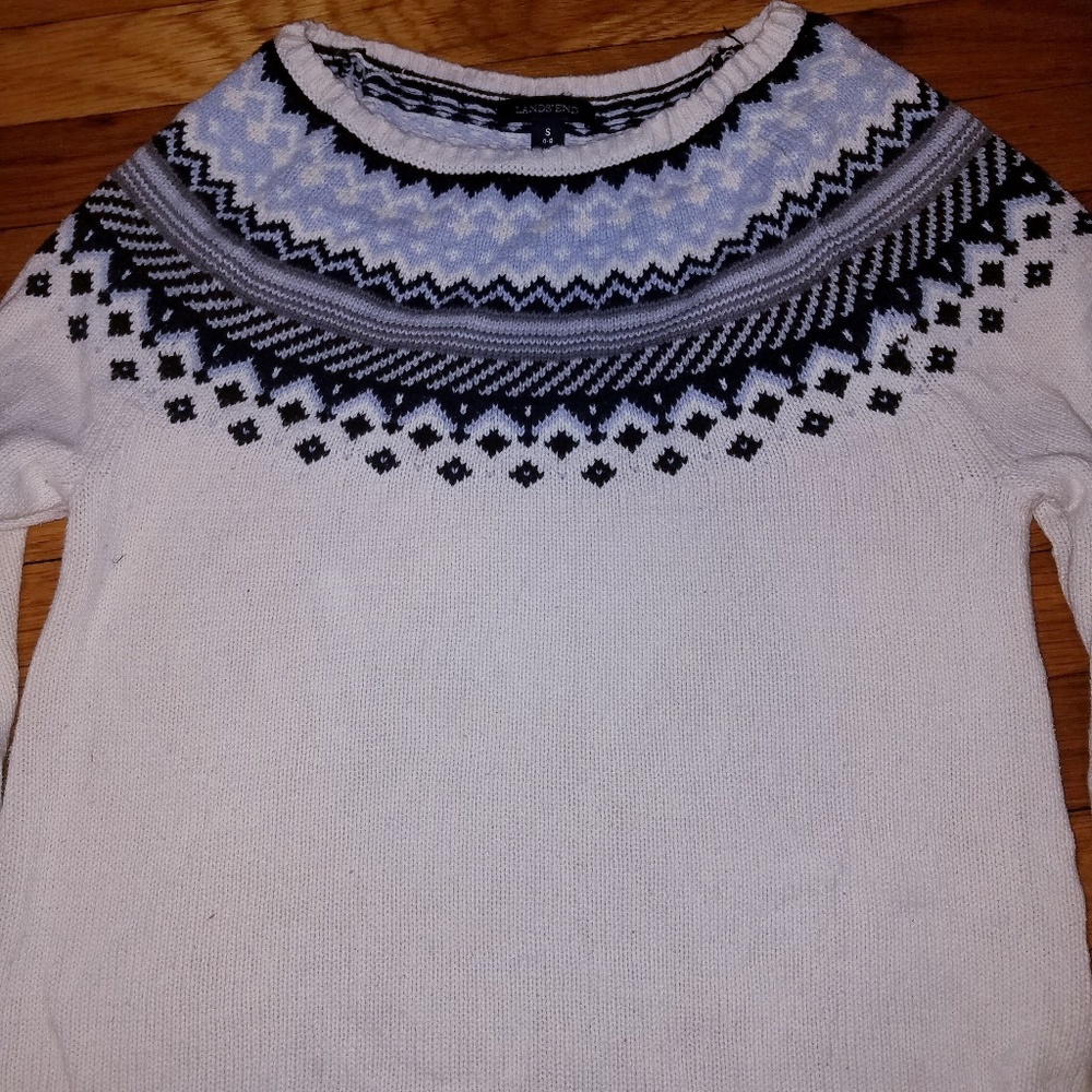Lands end winter sweater